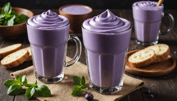 Discover the benefits of ube latte: brighten your day naturally